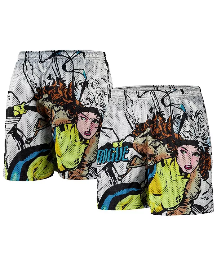 

Мужские белые шорты X-Men Rogue Retro Chalk Line