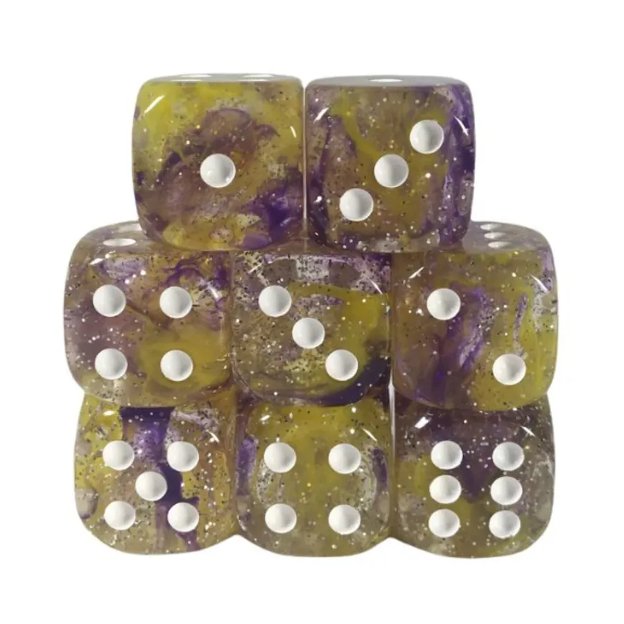 

d6 18 мм Клятва Паладина с белым (12), Class & Creature Dice - d6 Sets