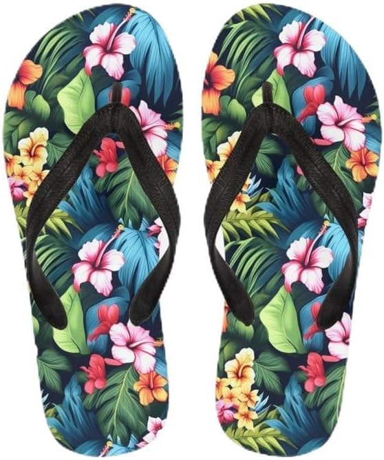 

Сандалии Semiouray Men Hawaii с геометрическим дизайном, легкие вьетнамки, Рождественские с Санта-Клаусом, унисекс, ортопедические пляжные шлепанцы, Hawaii Hibiscus Floral