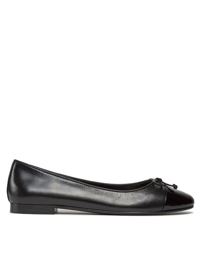 Балетки Cap-Toe Ballet Tory Burch, черный