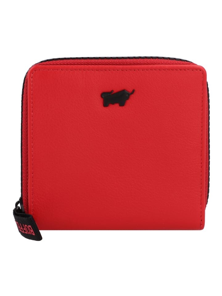 

Кошелек Braun Büffel Capri Geldbörse RFID Schutz Leder 11 cm, цвет flame red