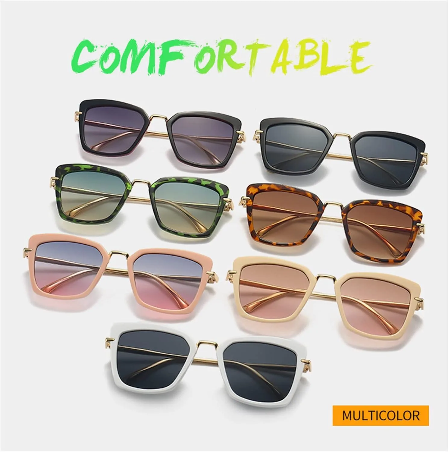 

Солнцезащитные очки для уличной фотосъемки 2027 года, мужские и женские, для отдыха на природе, в качестве подарка (Цвет: A, Размер: Средний) MTZJH, One Color