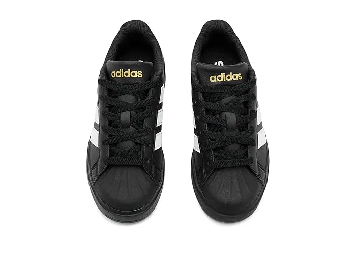 Кроссовки классические Street Talk Adidas Kids, Black/White/Gold Metallic — фото 3