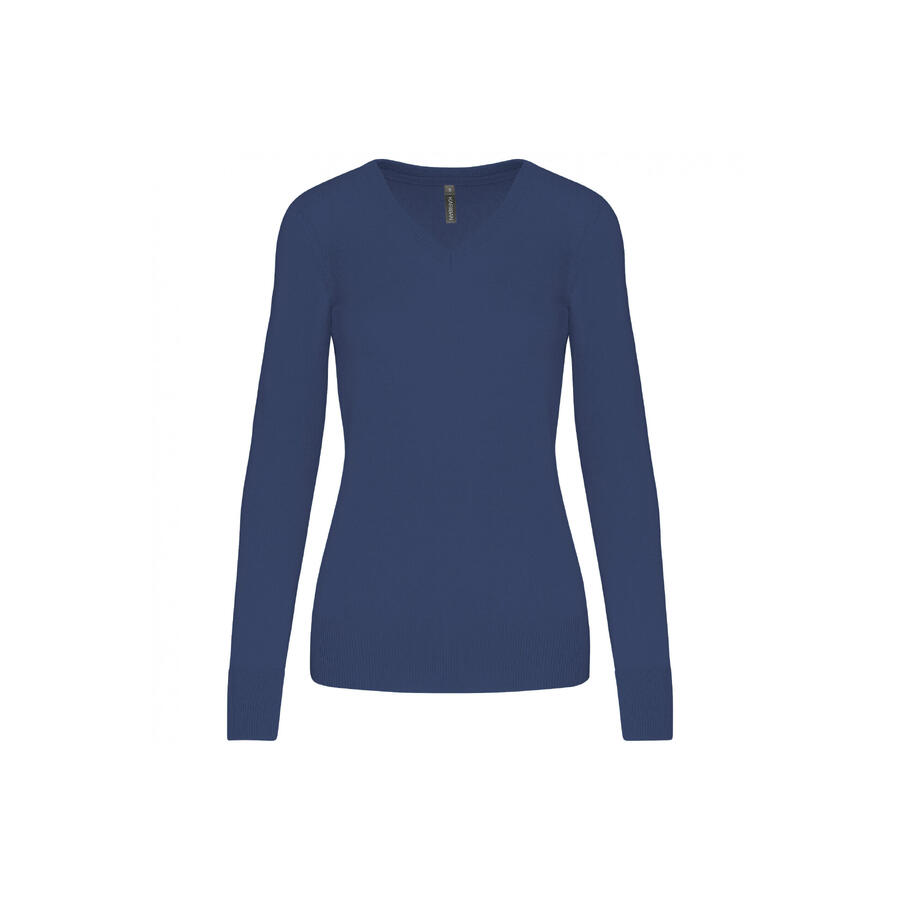 

KARIBAN Женский свитер с V-образным вырезом Карибан