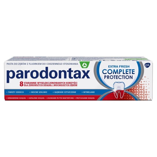 

Зубная паста с фтором, 75 мл Parodontax Complete Protection Extra Fresh