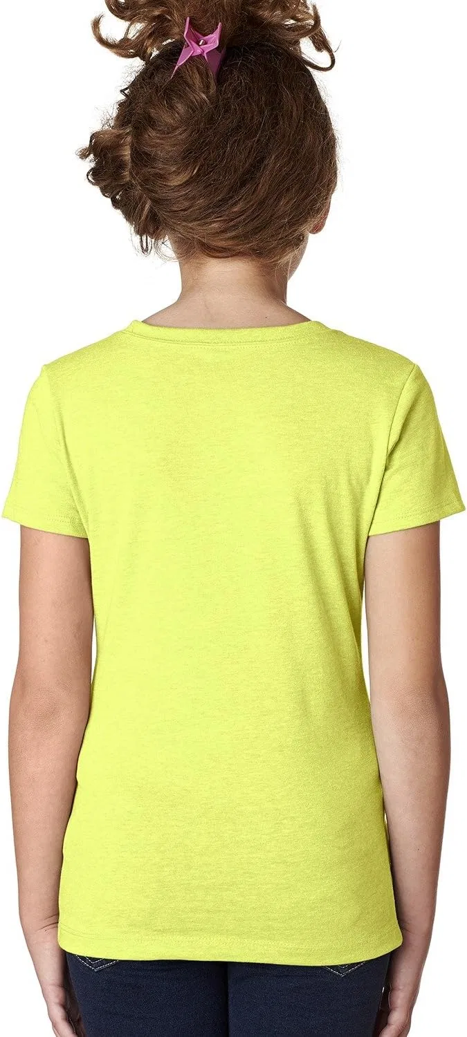 Next Level Apparel Футболка Next Level The Princess Supersoft CVC Jersey, неоново-желтый — фото 2