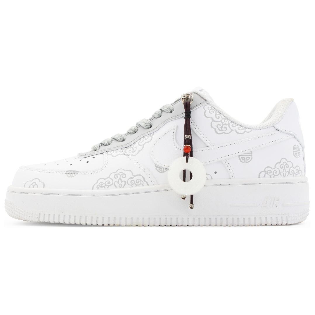

Кроссовки Nike Air Force 1 Skateboarding Shoes Men Low-top Light Gray, белый
