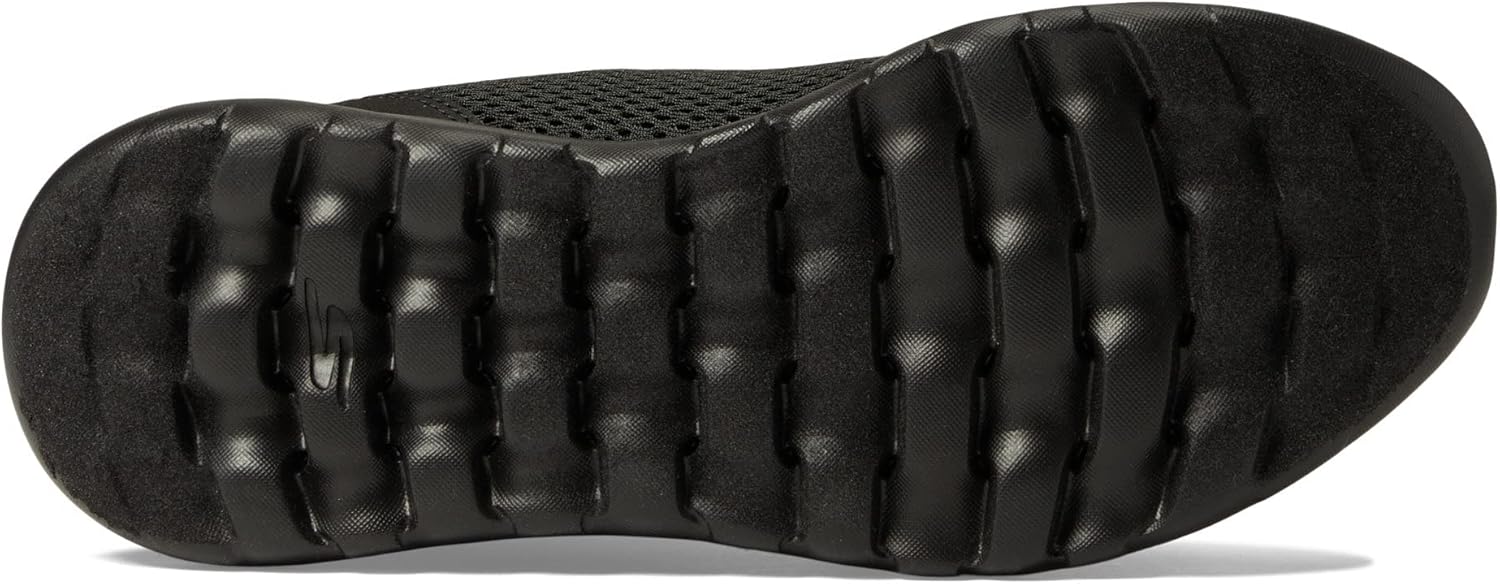 Мужские кроссовки Skechers Gowalk Max для спортивных тренировок и ходьбы с амортизирующей вставкой с воздушным охлаждением, черный — фото 3