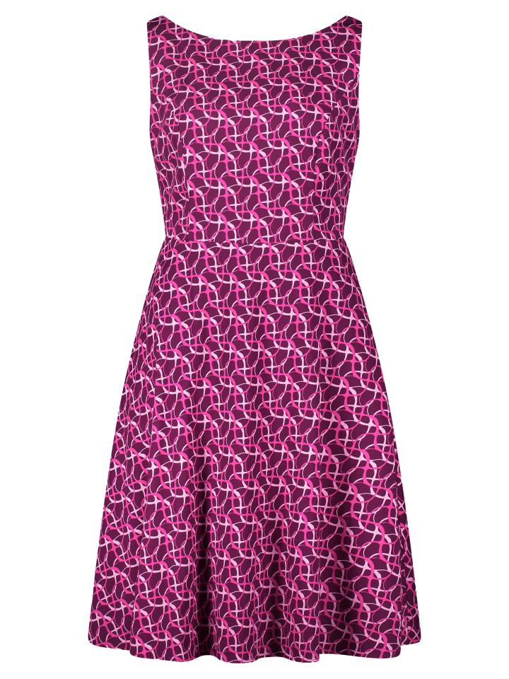 

Короткое платье Vera Mont Cocktailkleid ohne Arm, цвет Purple/Pink