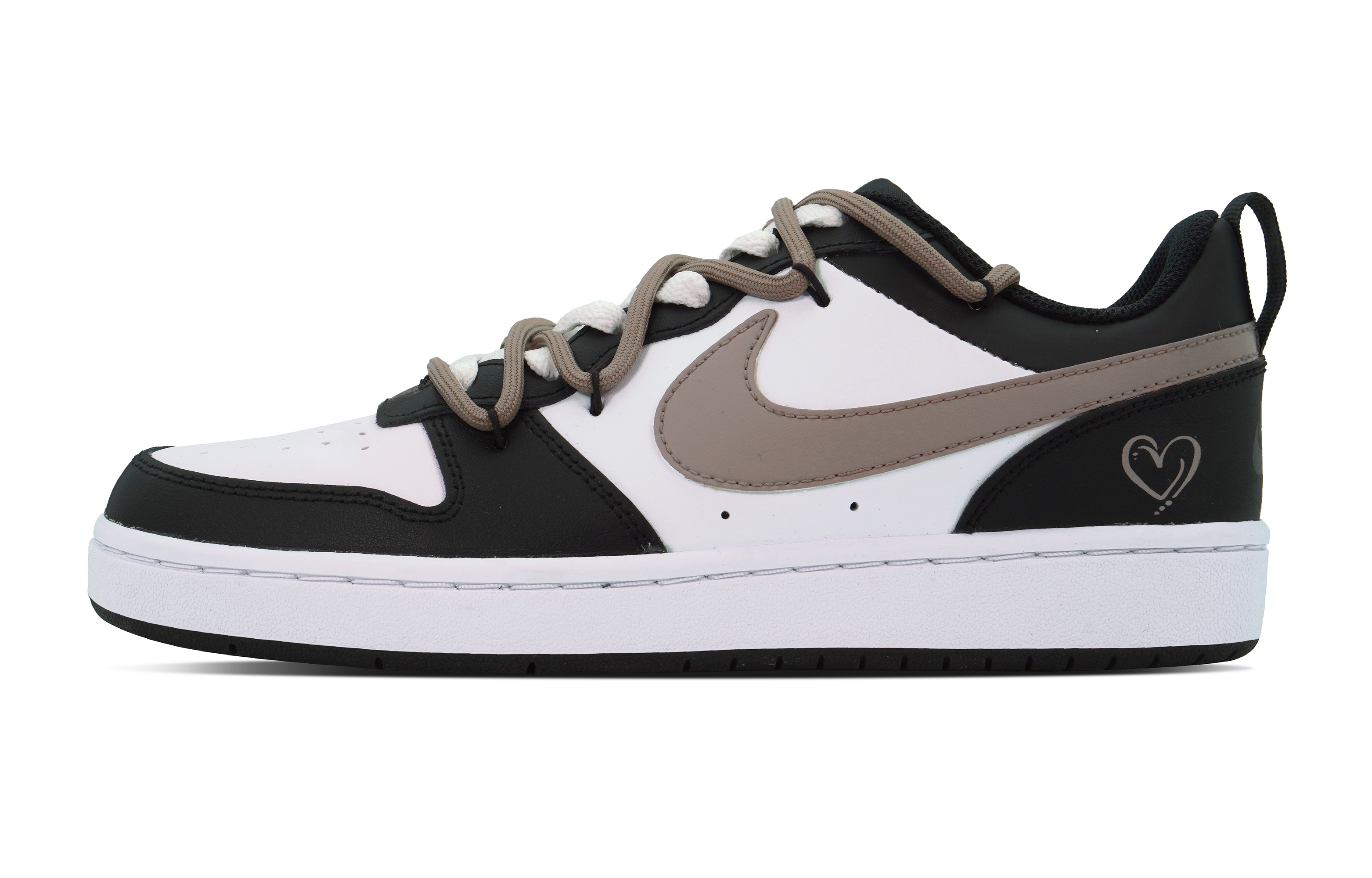 

Женские кроссовки для скейтбординга Nike Court Borough Low, Black/Brown