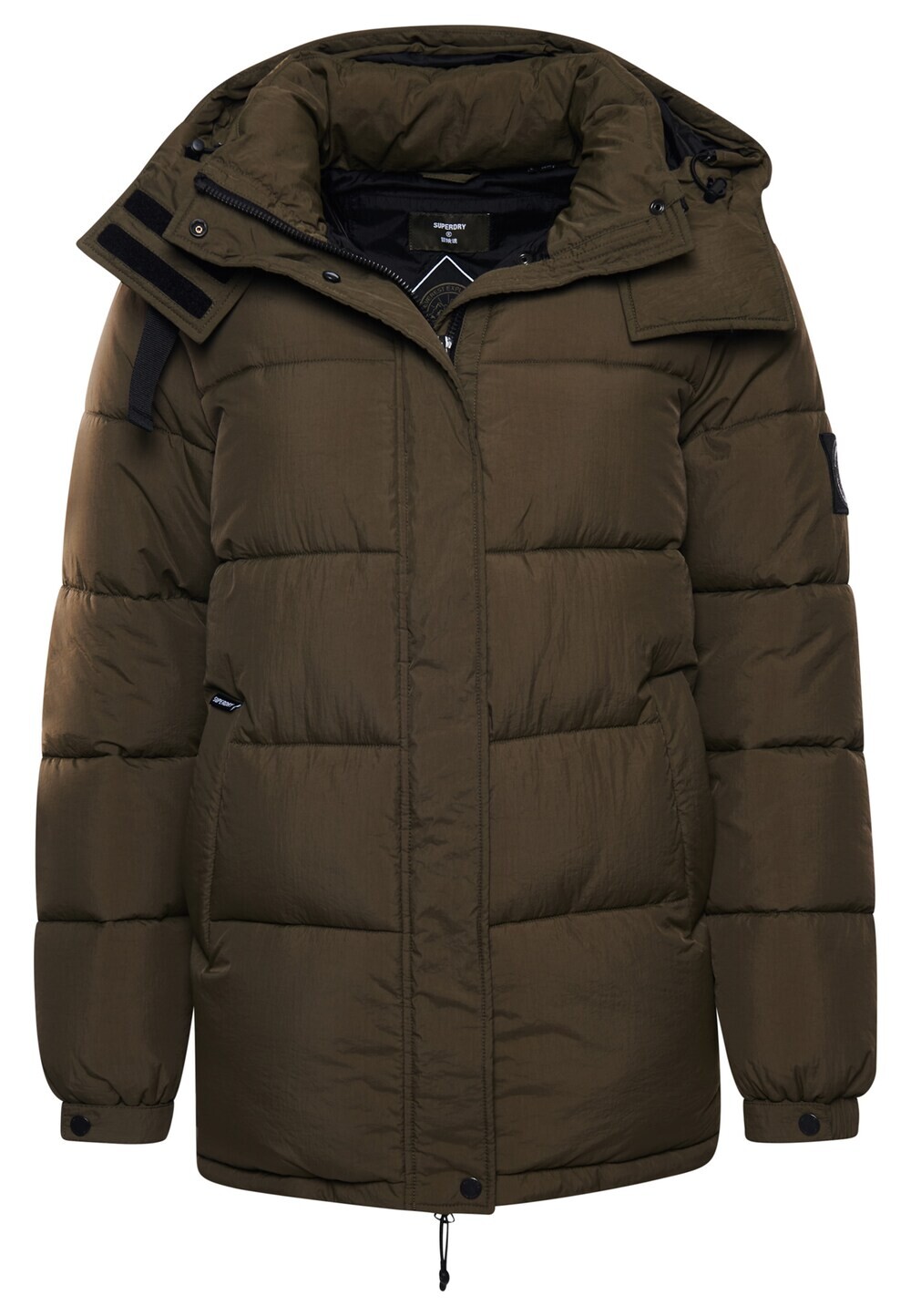 

Зимняя куртка Superdry Expedition Cocoon, темно-зеленый