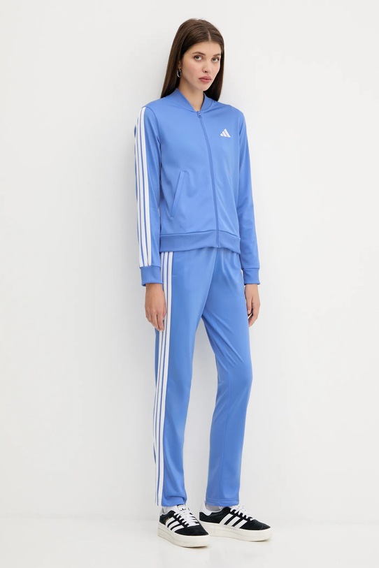 

Спортивный костюм Essentials с тремя полосками Adidas, фиолетовый