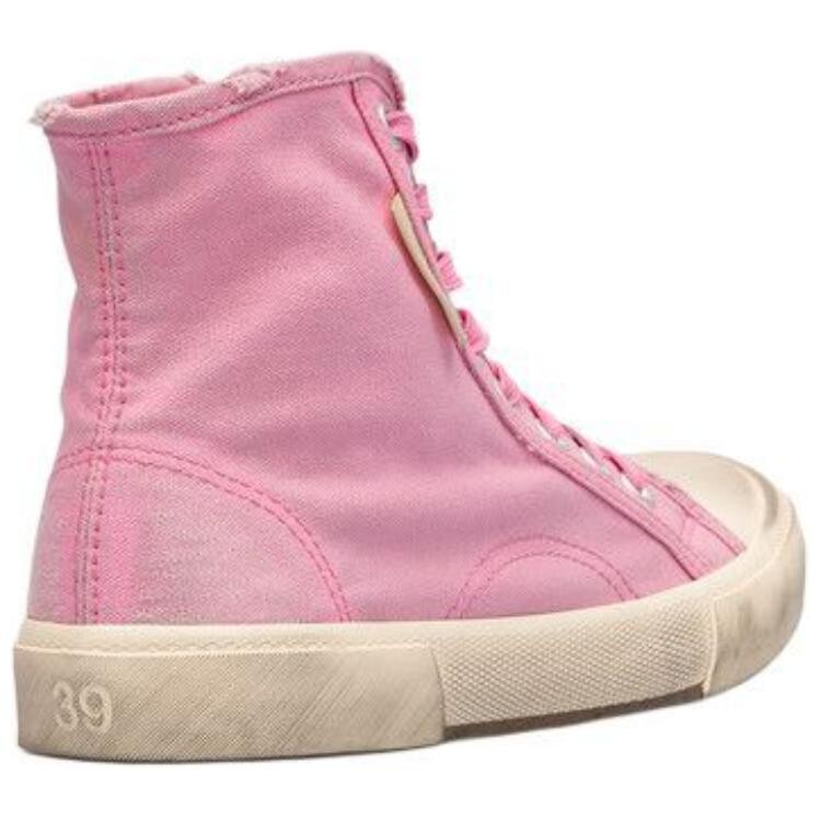 Кроссовки Balenciaga Skateboarding Shoes Women's High-top Pink, розовый — фото 3