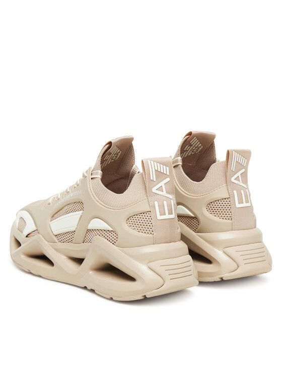 Кроссовки 7X000383 AF19525 MZ202 Ea7 Emporio Armani, бежевый — фото 3