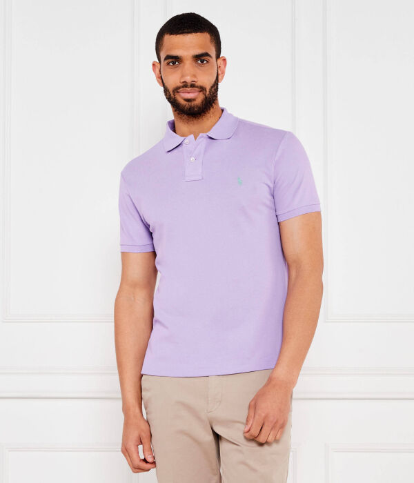 

Рубашка поло Slim fit Polo Ralph Lauren, фиолетовый