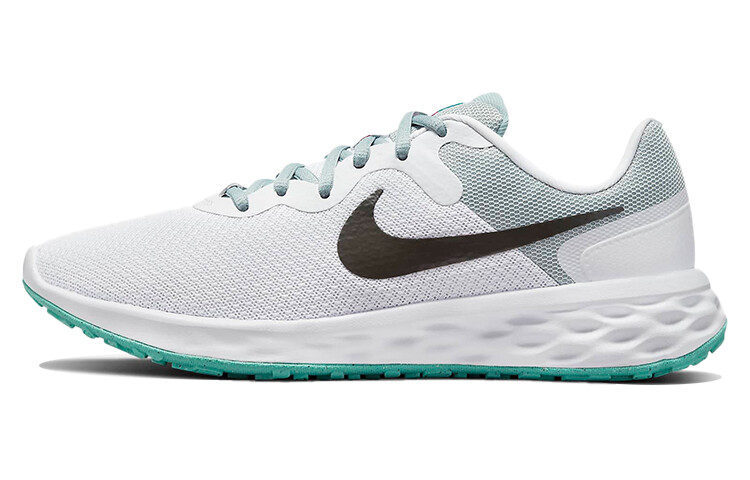 

Кроссовки REVOLUTION 6 женские с низким верхом серо-зеленые Nike