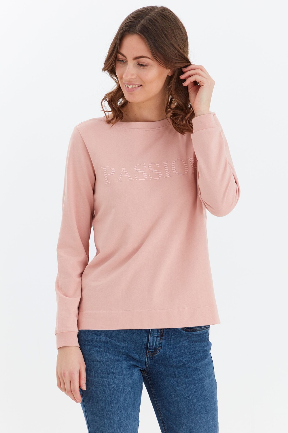 

Рубашка Fransa Sweatshirt FRFXTESWEAT 1 20609895, розовый