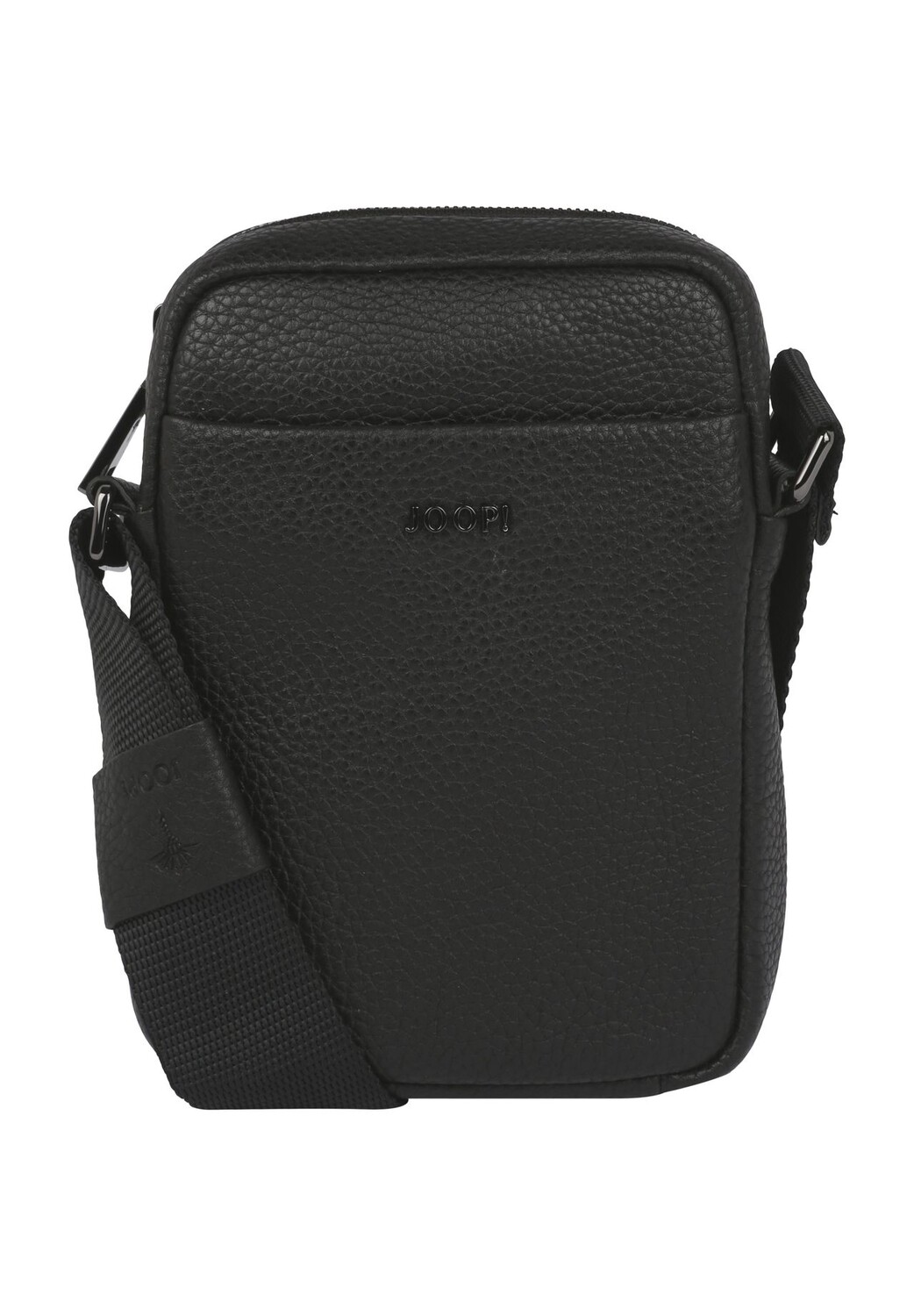 

Сумка через плечо Кардона, кожа, эмблема, однотонная, женская JOOP!, черный