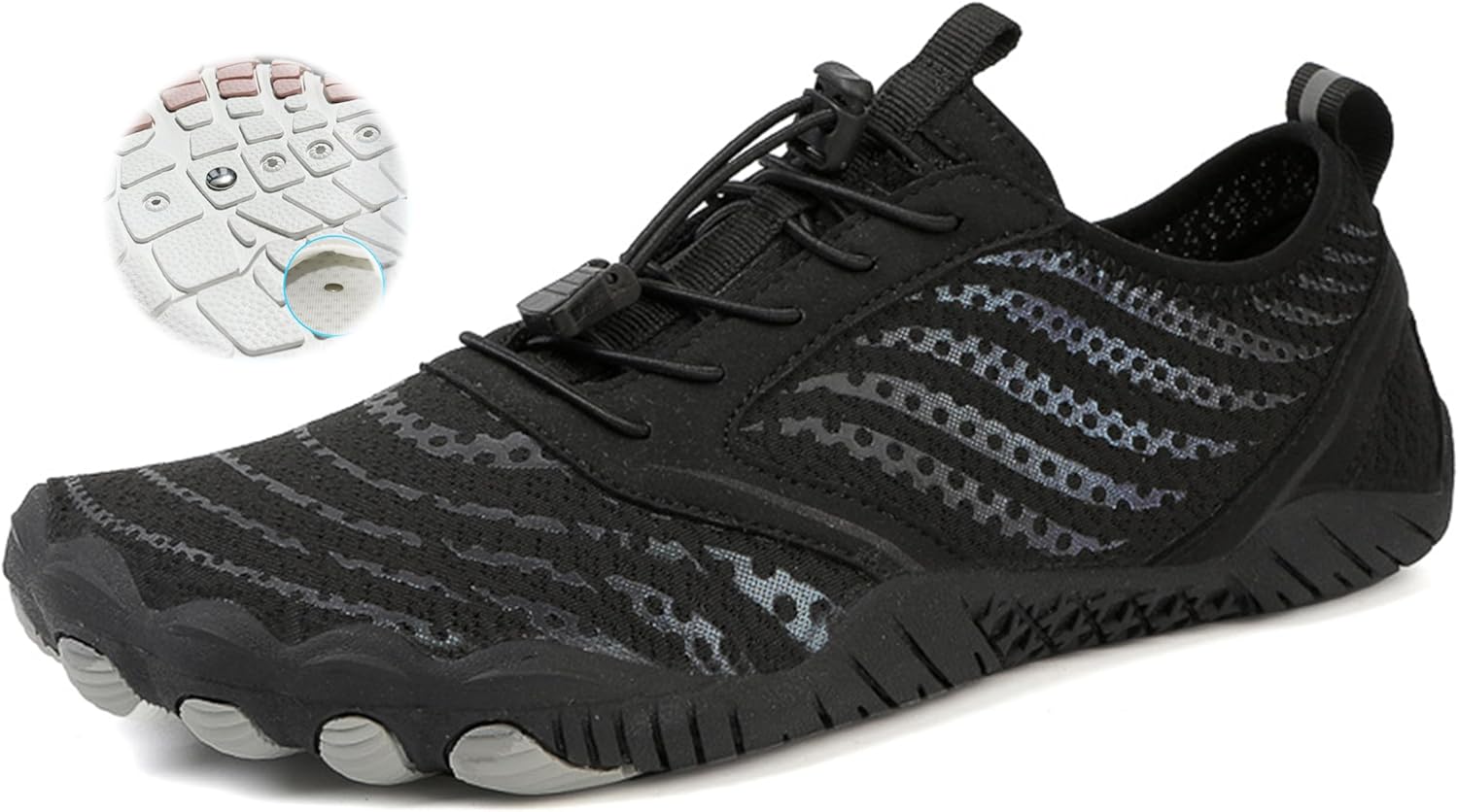 

Универсальные кроссовки для ходьбы, унисекс, быстросохнущие Zlinib, черный