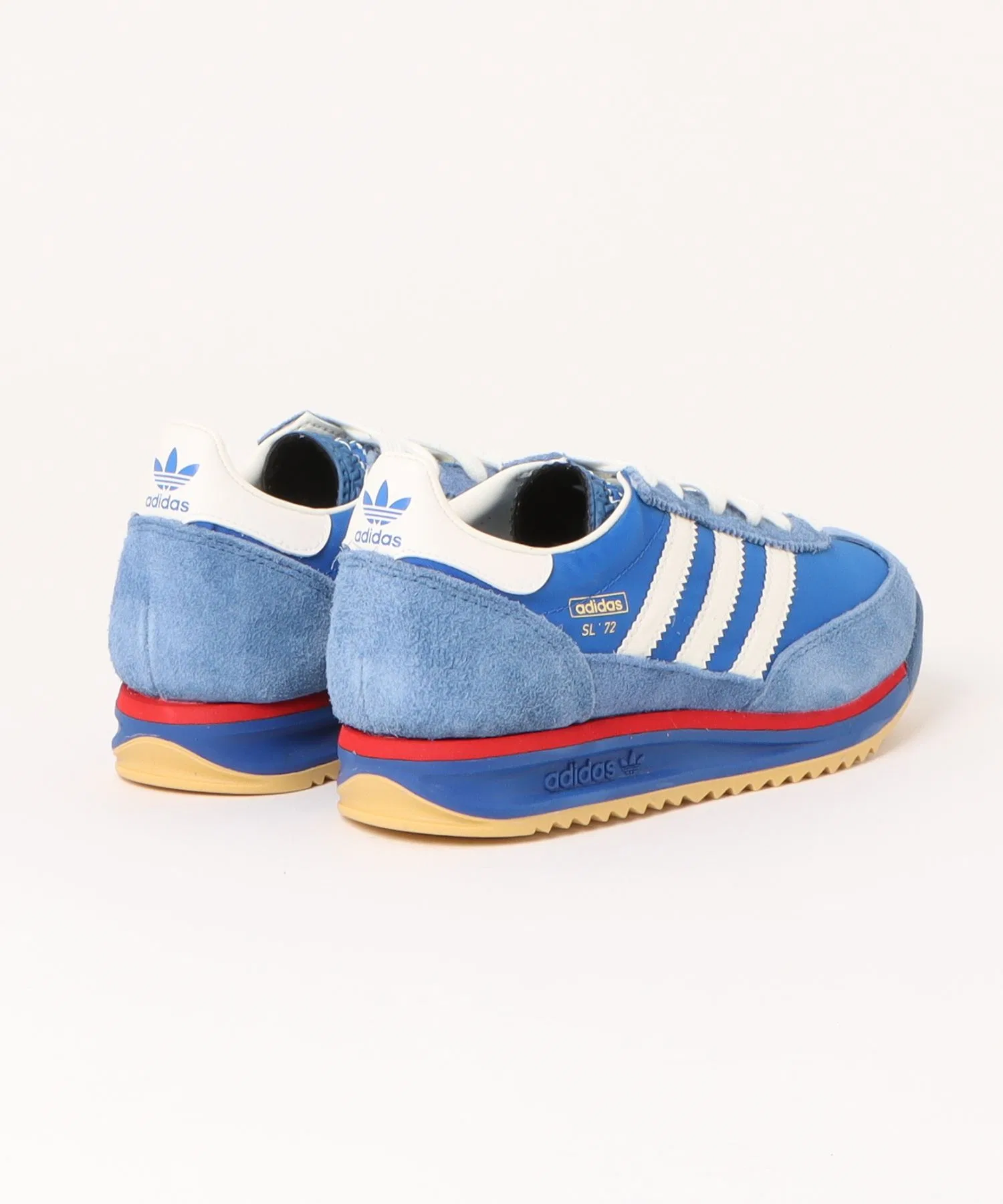 Унисекс кроссовки из натуральной кожи adidas SL 72 RS IG2132 синие — фото 3