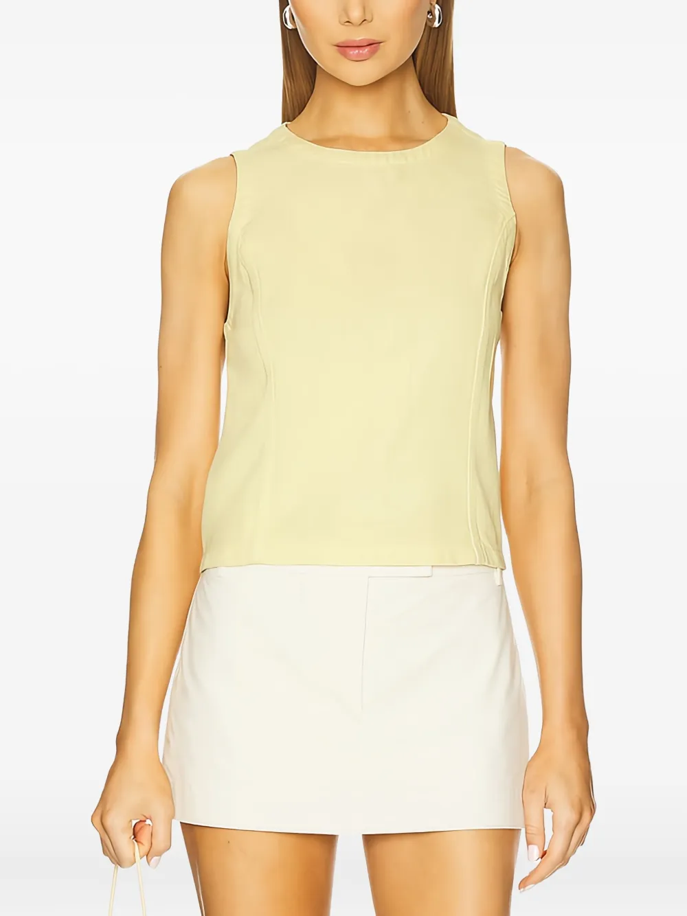 

Топ с круглым вырезом rag & bone, желтый