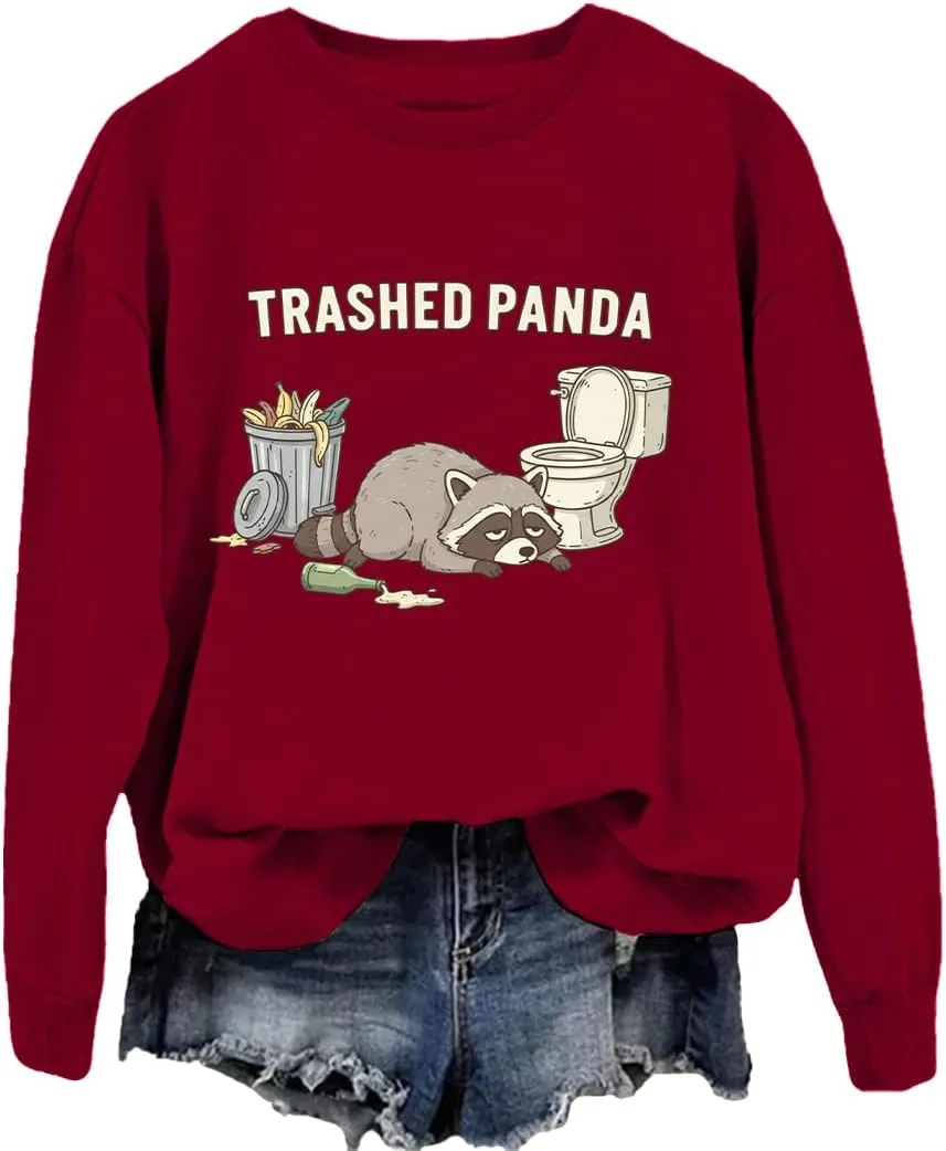 

Толстовка Trashed-Panda с принтом енота JIONOCY