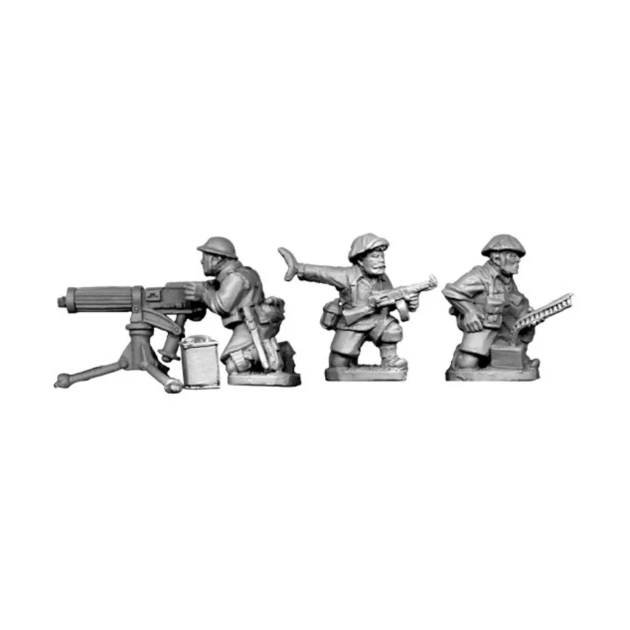 

Команда Vickers MMG 8-й британской армии (1 орудие и 3 экипажа), WWII Miniatures - British Forces (28mm) (Artizan Designs)