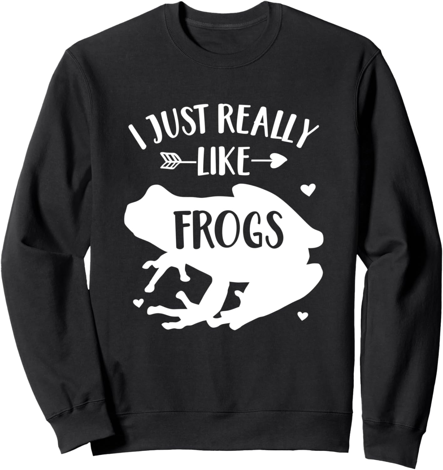 

Подарок для любителя лягушек: забавная толстовка с изображением лягушки Shirtbooth: Animal Lovers, черный