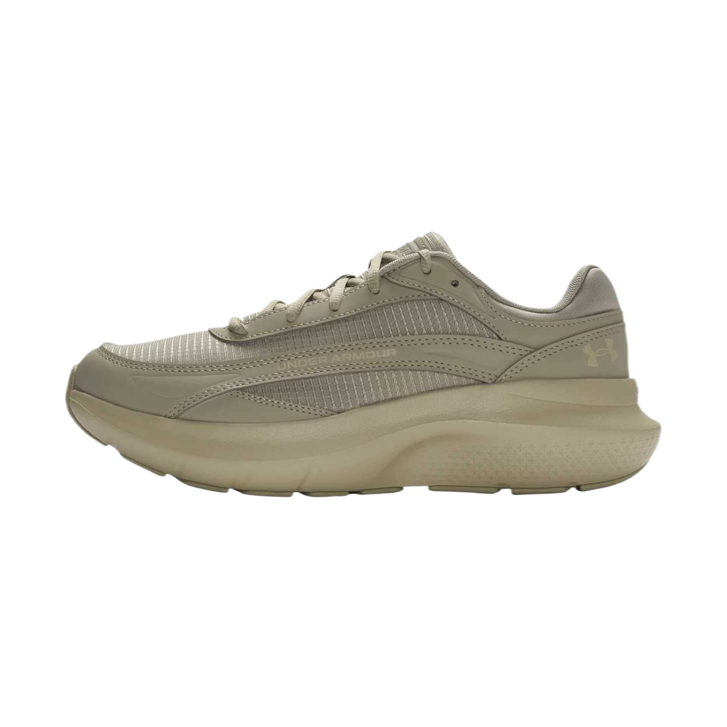 Charged Rogue 5 Support Rebound низкие кроссовки для бега мужские Under Armour, forest dog taupe серый