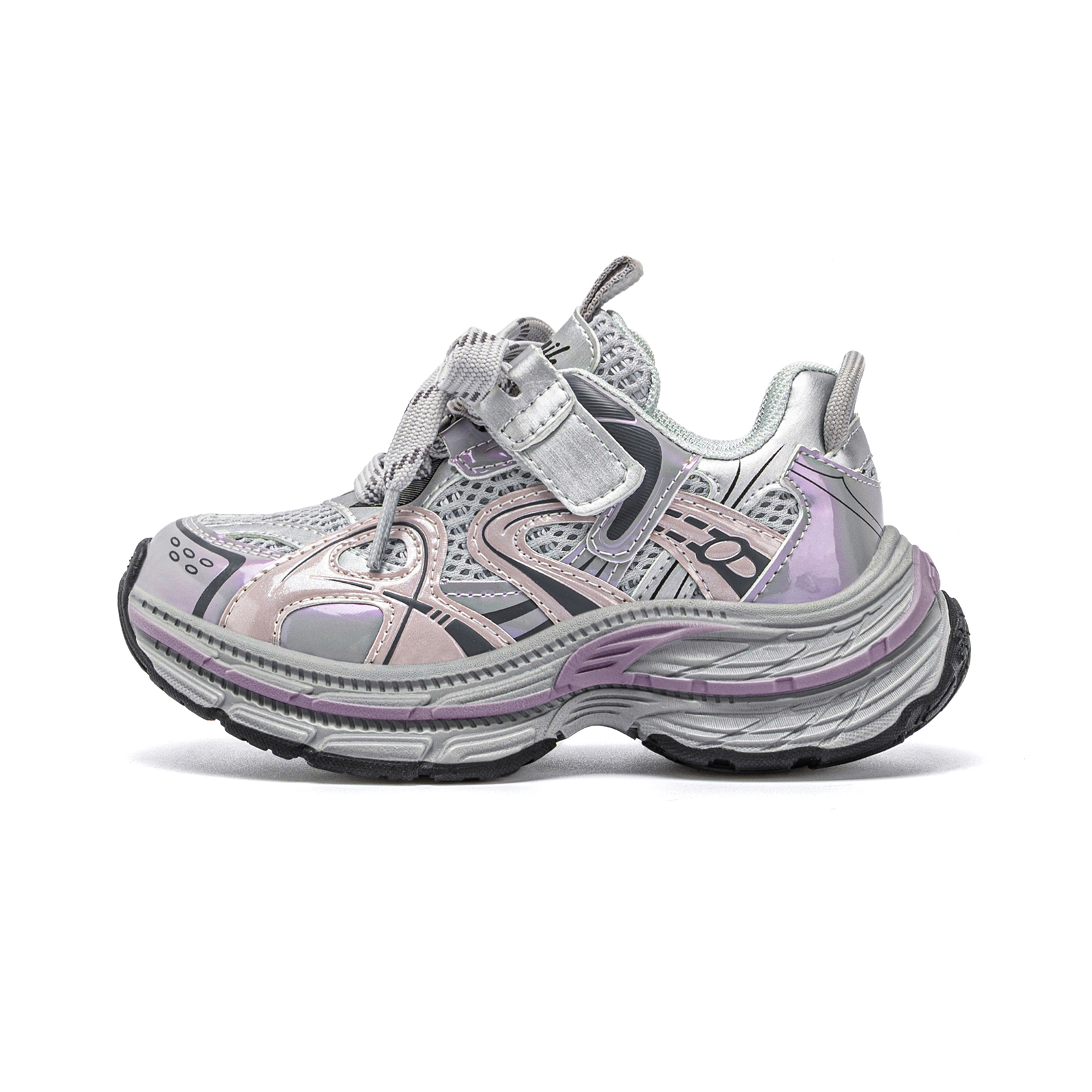 

Нескользящие износостойкие низкие детские кроссовки для отдыха на природе Annil, серебряный