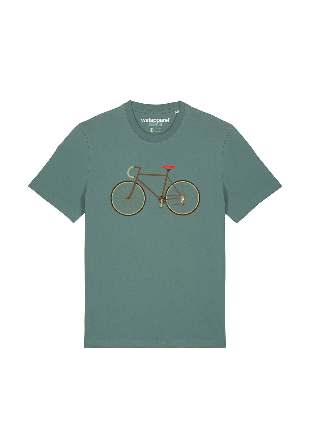 

Футболка с принтом FAHRRAD watapparel, светло-зеленый