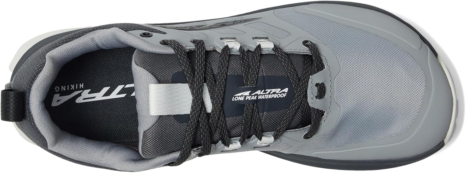 Мужские водонепроницаемые походные кроссовки ALTRA Lone Peak 9, серый — фото 2