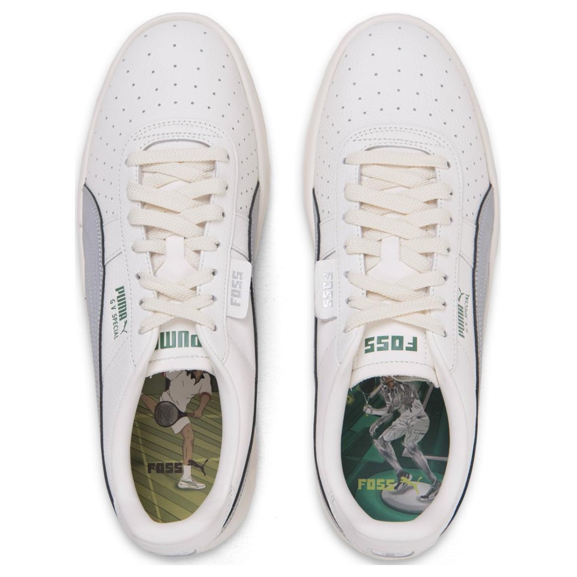 PUMA FOSS x GV специальные низкие теннисные туфли унисекс белые, цвет White — фото 3