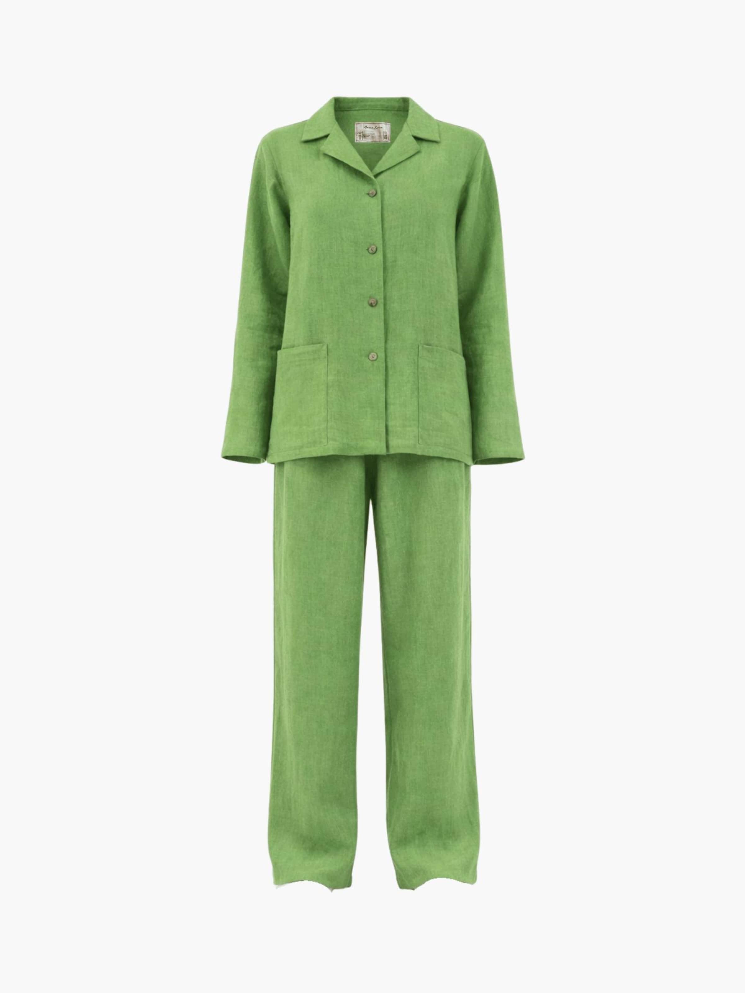 

AmourLinen Пижама 'Snooze' в зеленом цвете