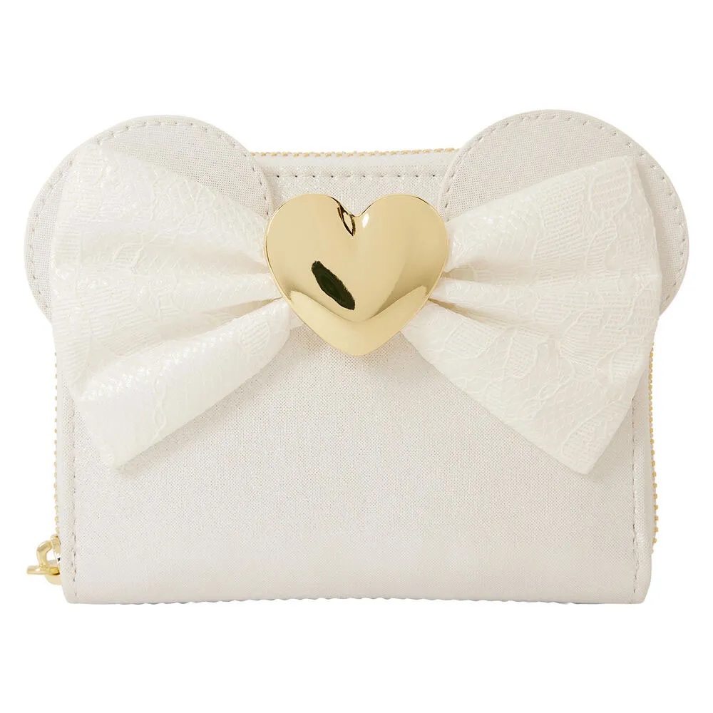 

Кошелек Loungefly Disney Minnie Wedding, белый