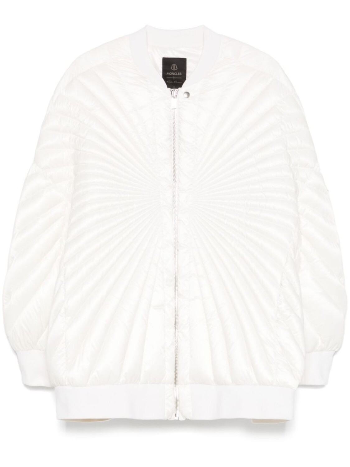 

Пуховик Radiance Peter Moncler + Rick Owens, белый