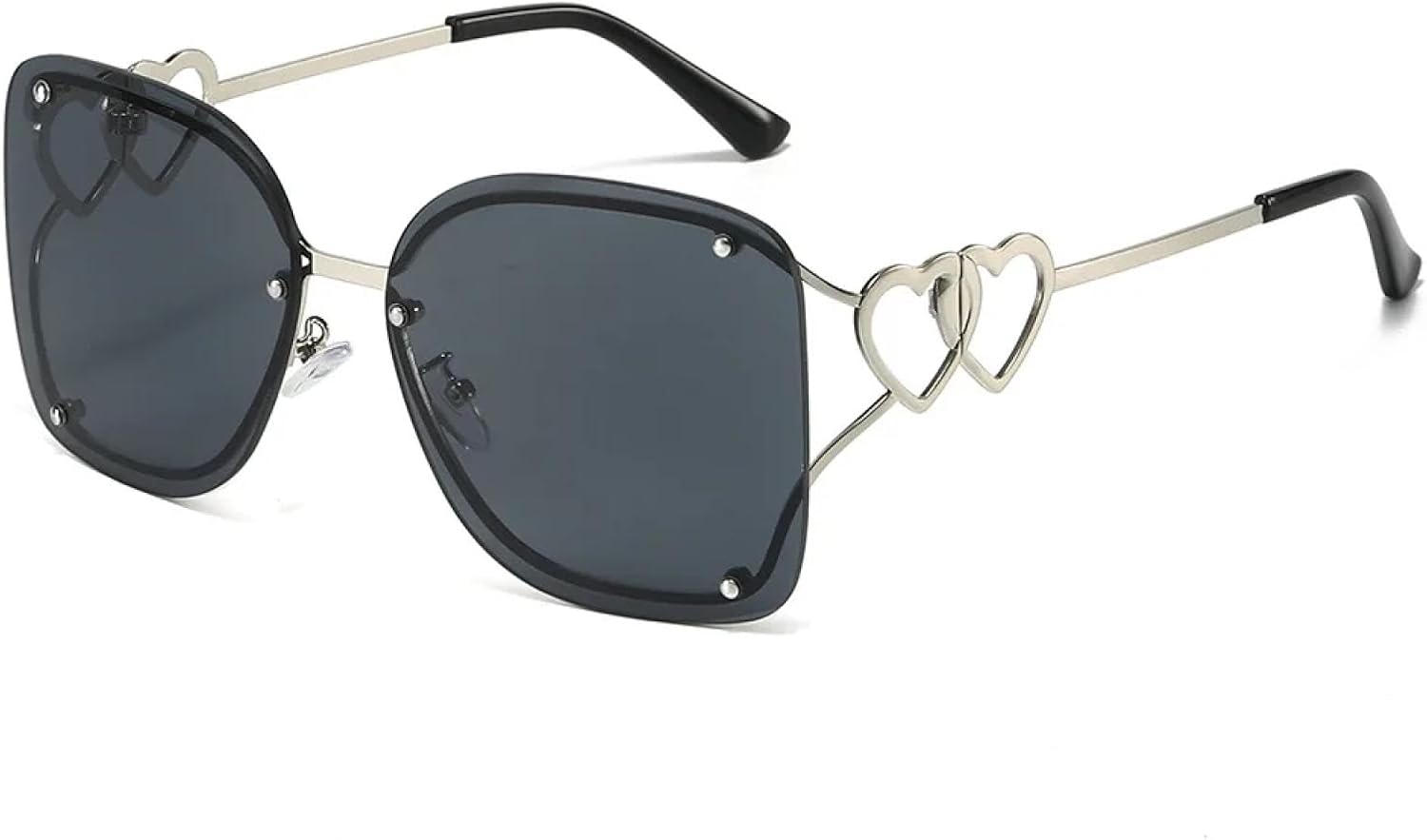 

Солнцезащитные очки с защитой от УФ-излучения UV400 | Безрамочные очки с двойными линзами в форме сердца | Для женщин и мужчин | Линзы конфетных цветов | Для занятий спортом на открытом воздухе и вождения DSVIGF, 3776-c2