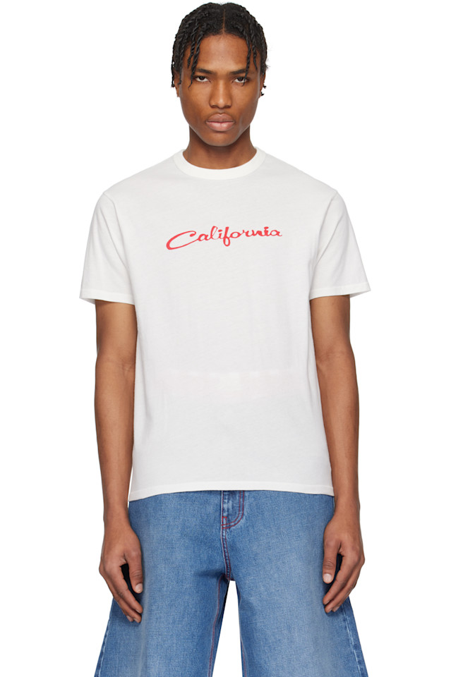

Фирменная футболка California Erl, белый