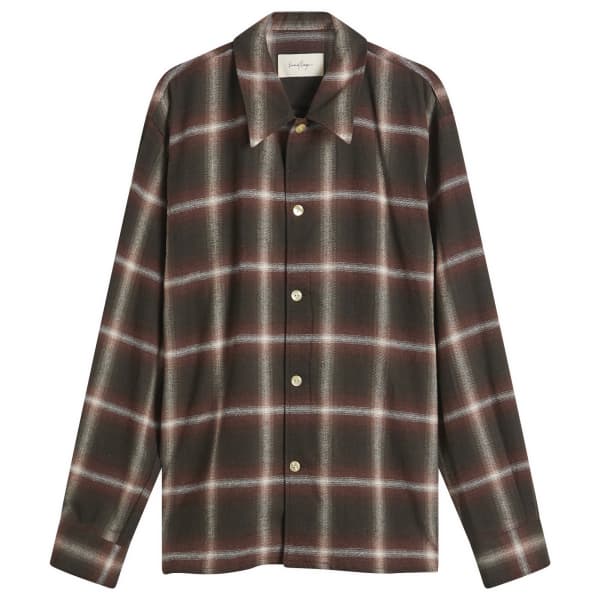 

Рубашка Logan Ombre с длинными рукавами в клетку второго слоя Second/Layer, Red Check