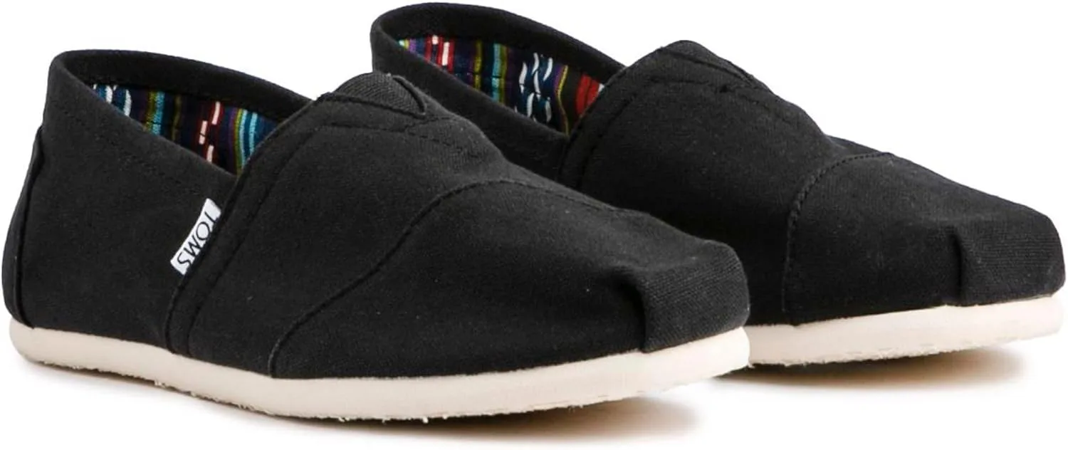 Мужские шлепанцы Toms Alpargata Core имеют плоское основание, белый/черный — фото 3