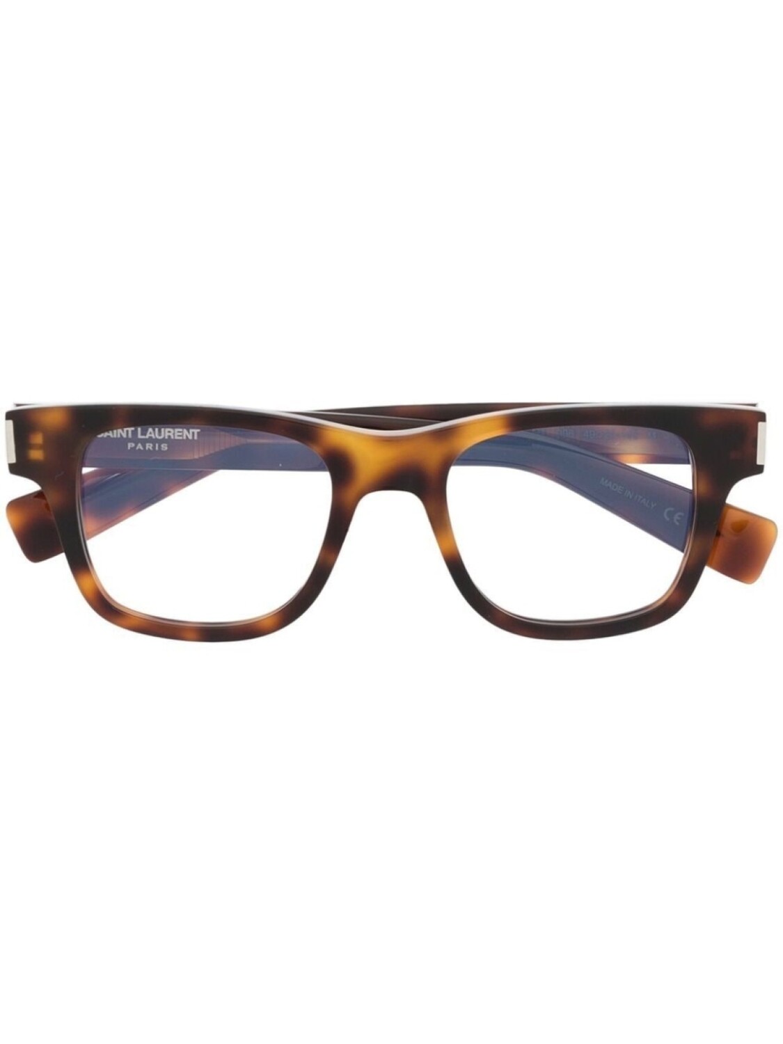 

Saint Laurent Eyewear очки в квадратной оправе черепаховой расцветки, коричневый