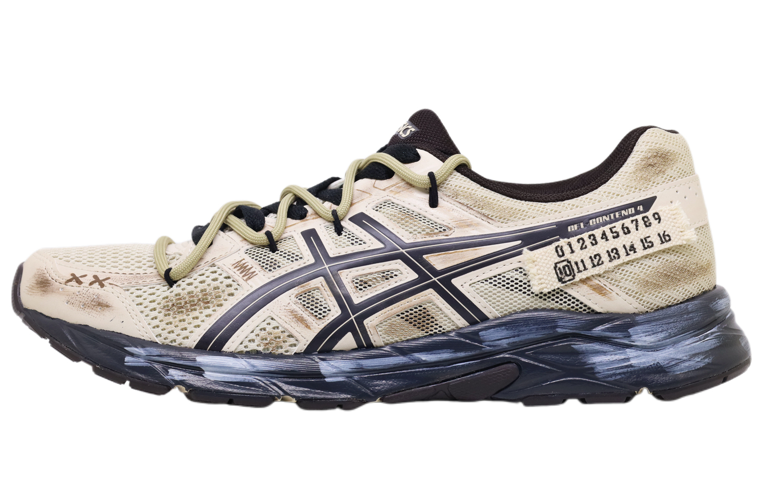 

ASICS Кроссовки для бега Gel Contend 4 с амортизацией, устойчивые к истиранию, дышащие, низкие, мужские, серо-коричневые