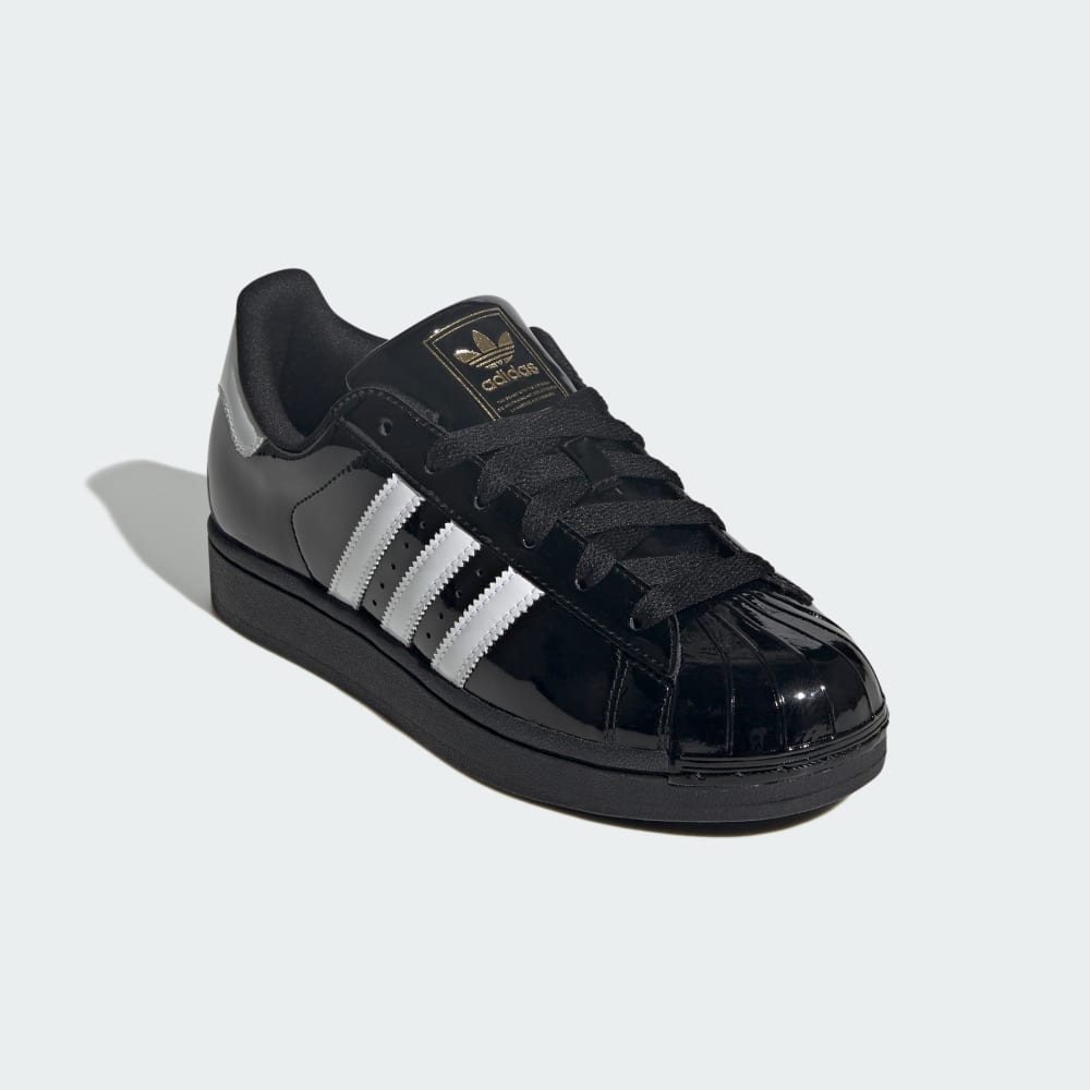 Кроссовки Adidas Superstar II Shoes, цвет Core Black/Cloud White/Gold Metallic — фото 4