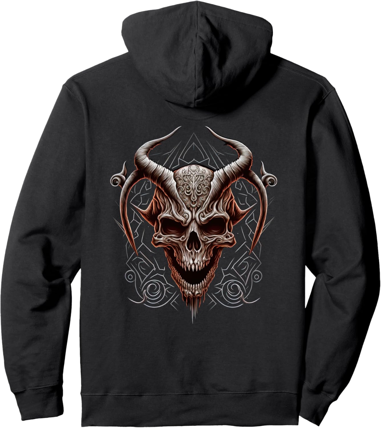 

Толстовка Death Skeleton - Satanic Undead Occult Skeleton Head Hoodies & Gifts, черный