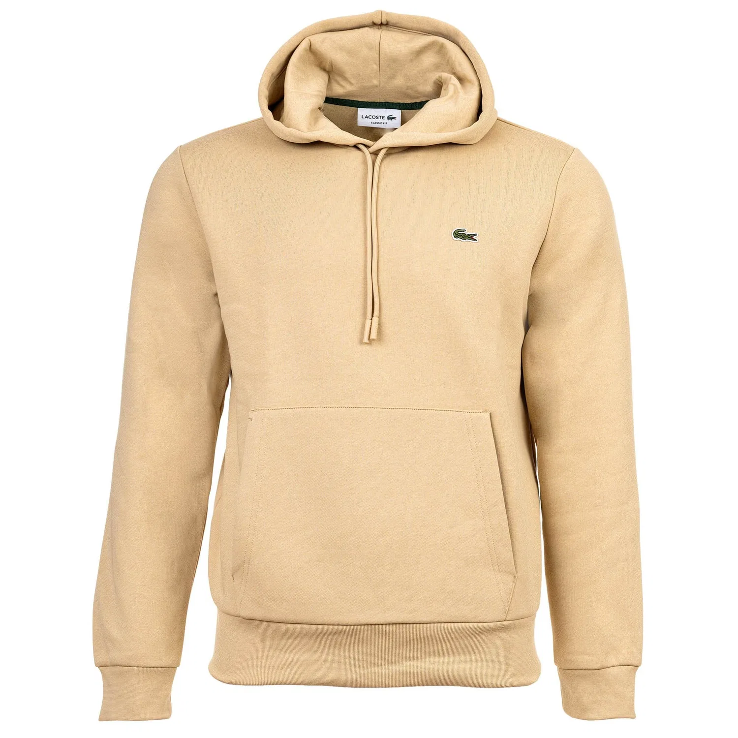 Худи из флиса, Lacoste, бежевый