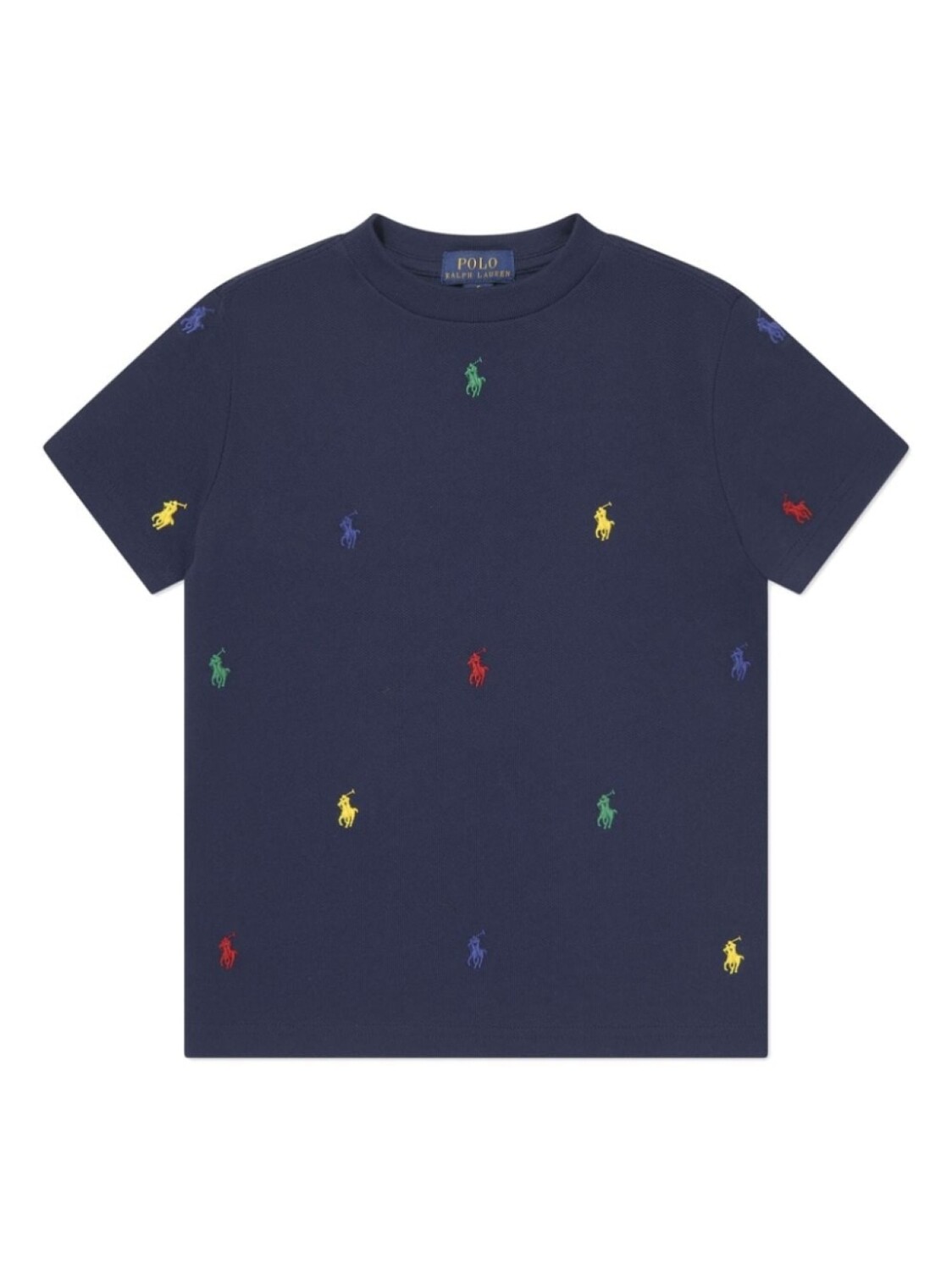 

Ralph Lauren Kids футболка с вышивкой Polo Pony, синий