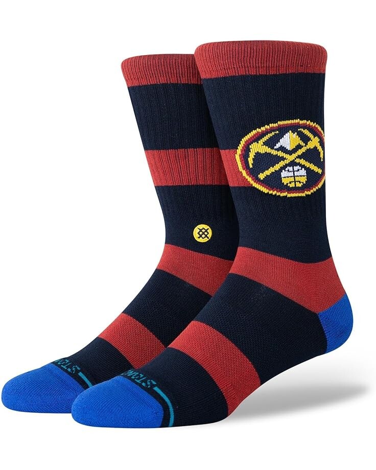 

Носки Unisex Stance Prep Denver Nuggets, темно-синий