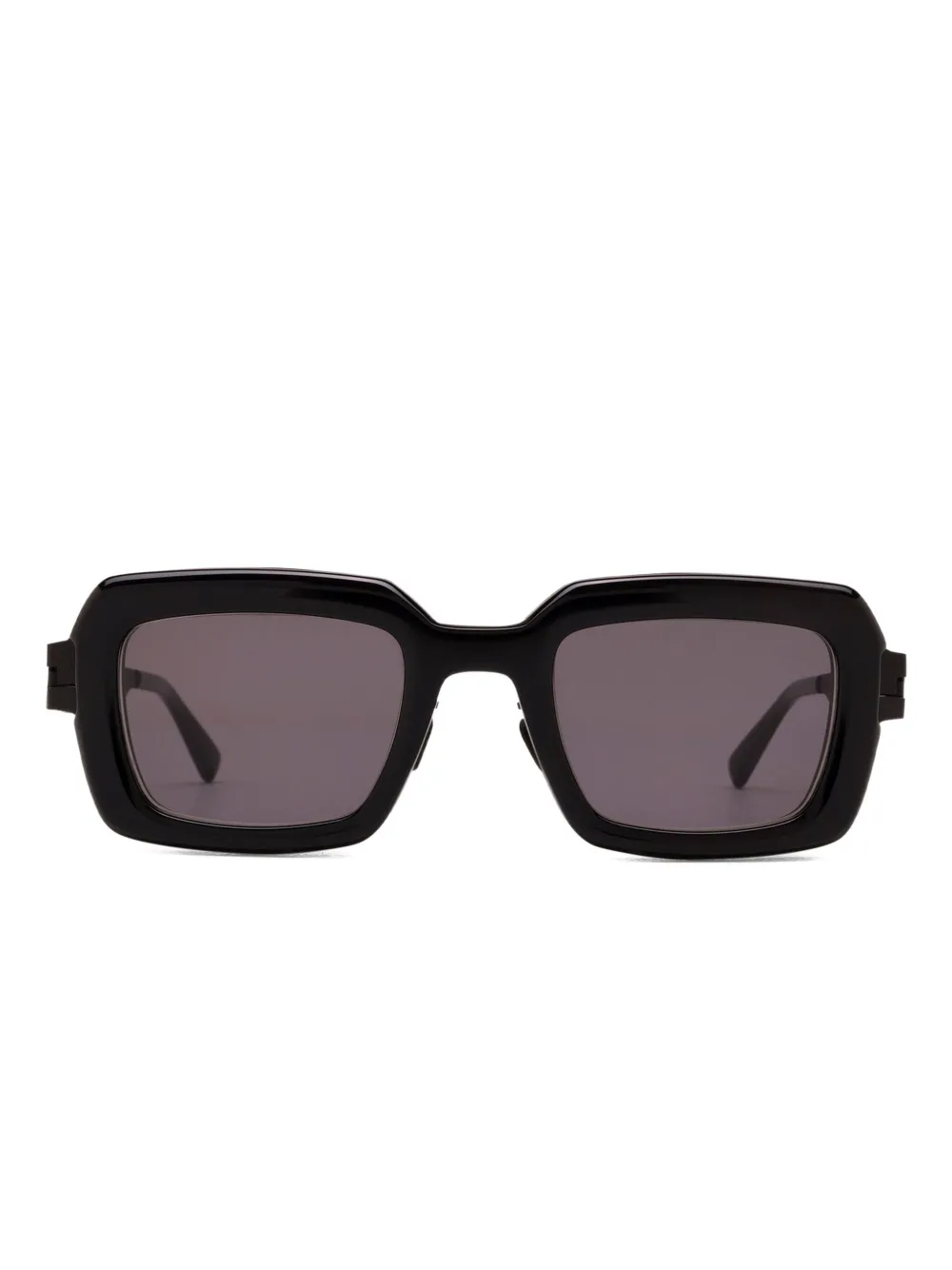 

Солнцезащитные очки в геометричной оправе Mykita, черный