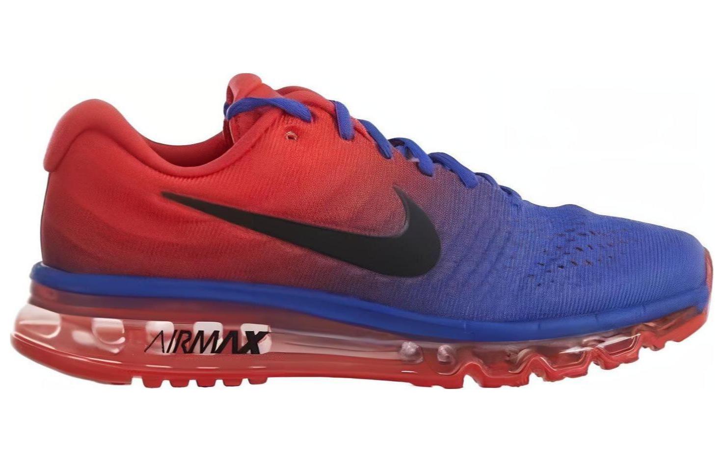 Nike Air Max 2017 Paramount Blue/Black, Red Blue — фото 2