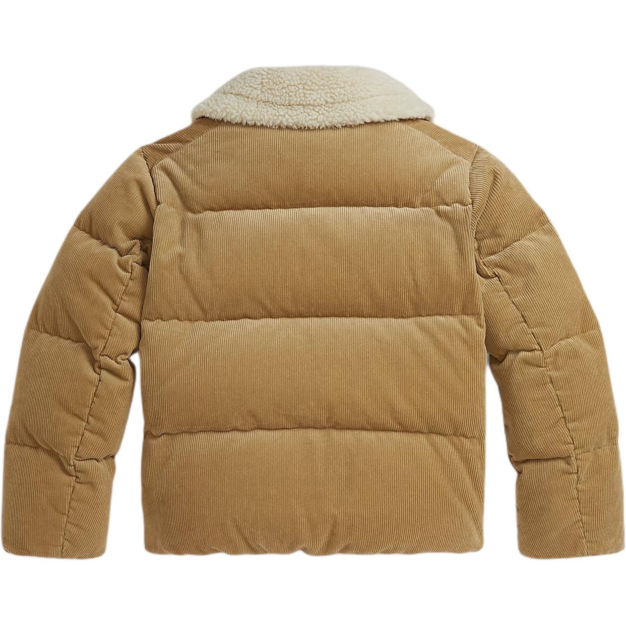 Детская пуховая куртка Kids' Polo Ralph Lauren, хаки — фото 2